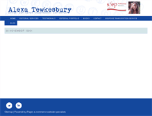 Tablet Screenshot of alexatewkesbury.com